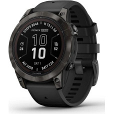 Garmin fēnix 7S Pro 3.05 cm (1.2") MIP 42 mm Digital 240 x 240 pixels Touchscreen Black Wi-Fi GPS (satellite)