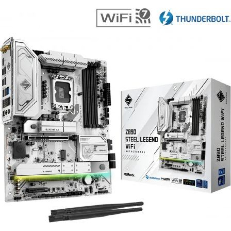 Asrock Motherboard Z890 STEEL LEGEND WIFI ATX