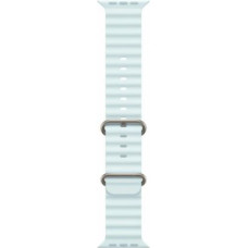 Apple Ice Blue Ocean Band 49 mm - Natural Titanium Finish