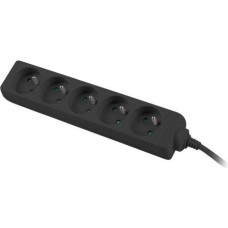 Lanberg Power strip for UPS 1.5 m black 5XPL