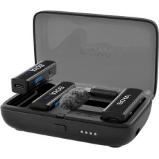 Boya Microphone Wireless BOYALINK-2 C2 with 2 transmitter and 1 receiver (Type-C/ 3.5mm connector) Black EU