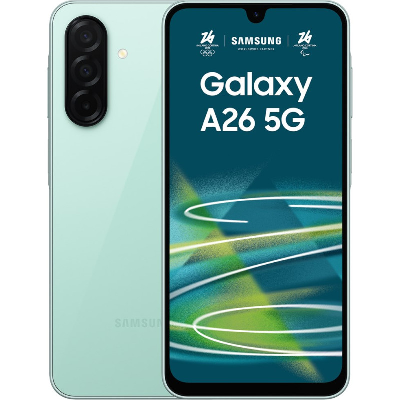 Samsung Galaxy A26 17 cm (6.7") Hybrid Dual SIM Android 15 5G USB Type-C 6 GB 128 GB 5000 mAh Mint colour