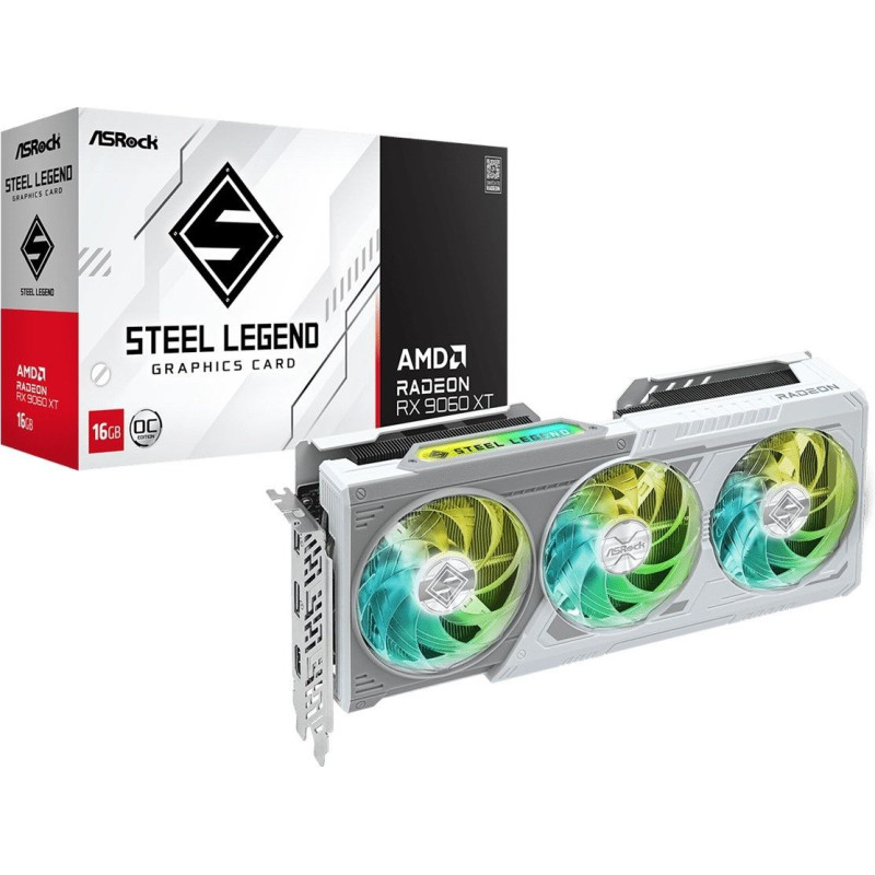 Asrock Graphics card. Asrock RX9060XT Steel Legend 16GB OC