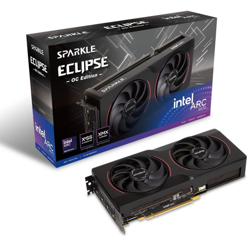 Sparkle Intel Arc B570 ECLIPSE OC 10GB graphics card