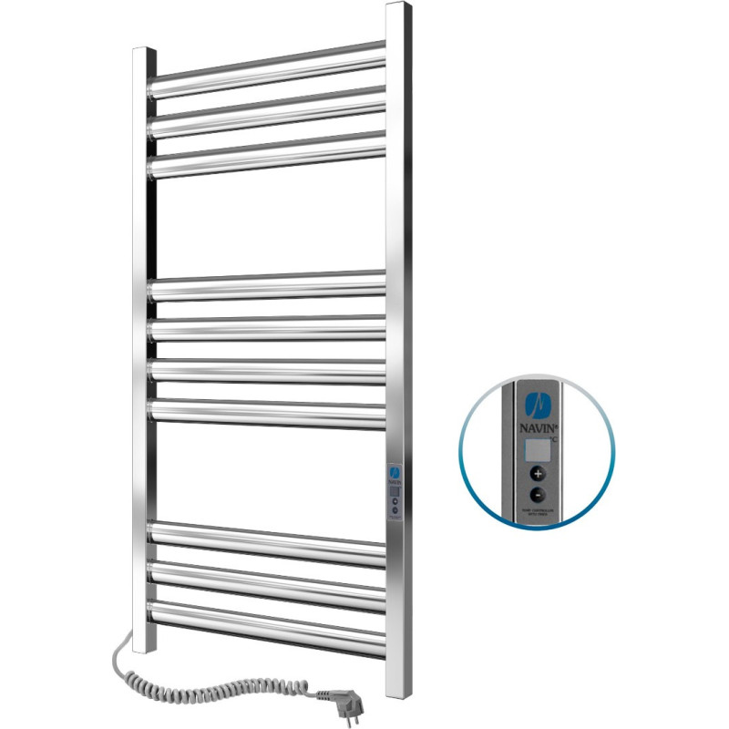 Navin Elektriskais dvieļu žāvētājs Ellipse 500*1000 Digital, kreisais, 10-045152-5010.