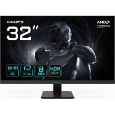 Gigabyte GS32QA 32&rdquo; QHD Gaming Monitor - 2560 x 1440, 180Hz, 1ms, 300 cd/m&sup2;, FreeSync Premium, HDR Ready, HDMI 2.0, Displayport 1.4