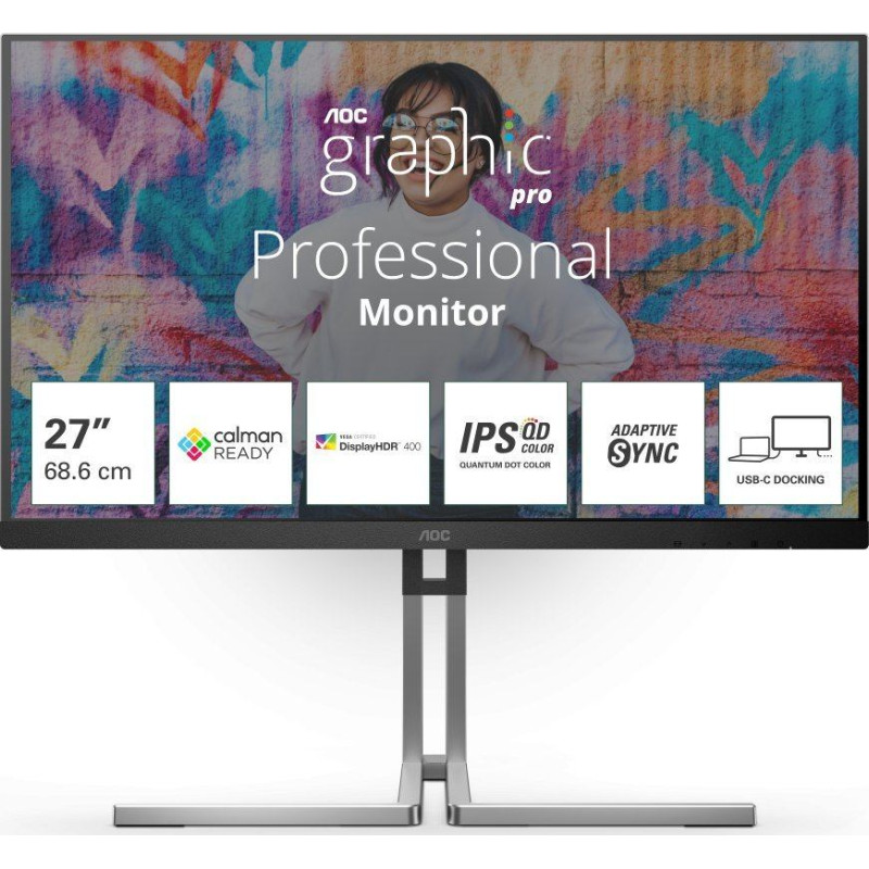 AOC Monitor AOC Q27U3CV Graphic Pro