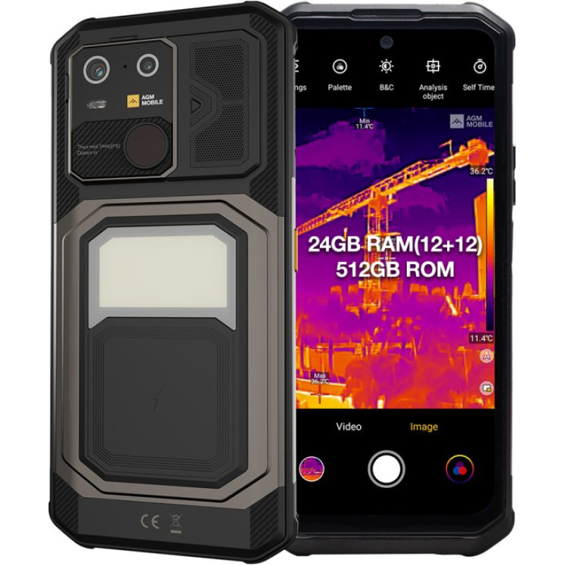 AGM Smartfon AGM G3 Pro 5G 12/512GB Czarny  (AGMG3PROEU002B)