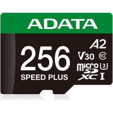 Adata microSD Speed Plus card 256GB UHS1 U3 V30 A2 180/160 MB/s