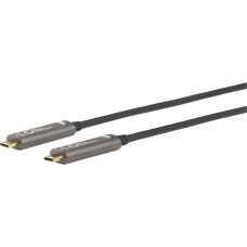 Microconnect Kabel USB MicroConnect USB-C - USB-C 10 m Czarny (USB3.1CC10OP)