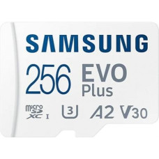 Samsung EVO PLUS microSDXC 256GB UHS-I U3 [Zapis 100MB/s Odczyt 180MB/s] v2023