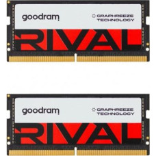 Goodram Pamięć do laptopa GoodRam Rival, SODIMM, DDR5, 32 GB, 5600 MHz, CL40 (GGEES5-56L40S/32GDC)