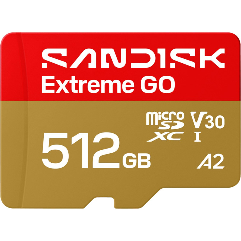 Sandisk Extreme GO 512 GB MicroSDXC UHS-I