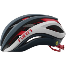 Giro Kask szosowy GIRO AETHER SPHERICAL MIPS matte portaro gray white red roz. S (51-55 cm)