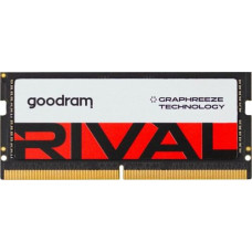 Goodram Pamięć do laptopa GoodRam Rival, SODIMM, DDR5, 32 GB, 5600 MHz, CL40 (GGEES5-56L40/32G)