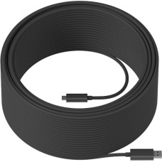 Logitech Kabel USB Logitech USB-A - USB-C 45 m Czarny (939-001805)