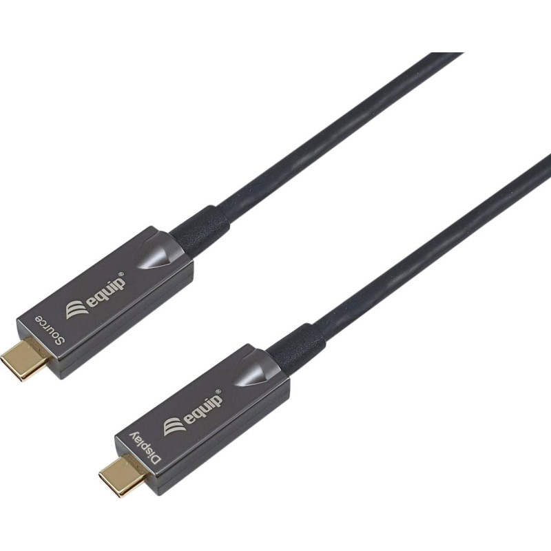 Equip Kabel USB Equip USB-C - USB-C 15 m Czarny (119463)