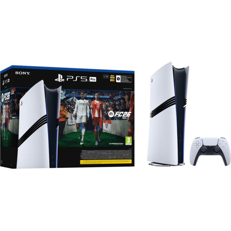 Sony Playstation 5 Pro FC26 Bundle 2 TB Wi-Fi Black, White