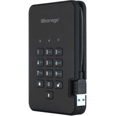 Istorage Dysk zewnętrzny HDD iStorage diskAshur2 1TB Czarny (IS-DA2-256-1000-B)