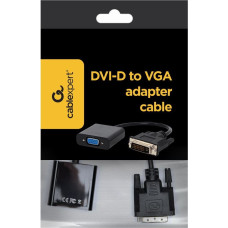 Gembird A-DVID-VGAF-01 video cable adapter 0.2 m DVI-D VGA (D-Sub) Black