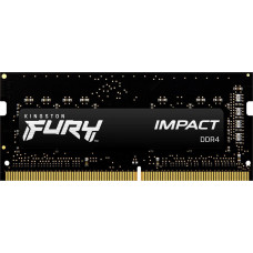 Kingston Fury Pamięć do laptopa Kingston Fury Impact, SODIMM, DDR4, 16 GB, 3200 MHz, CL20 (KF432S20IB/16)