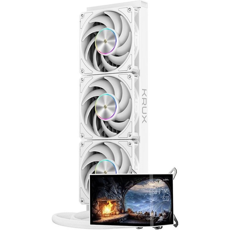 Krux Chłodzenie wodne Krux HydroArc 360 White (KRXE011)