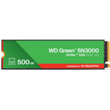 WD Western Digital Green WD &trade; SN3000 NVMe&trade; SSD POWERED BY SANDISK 500 GB