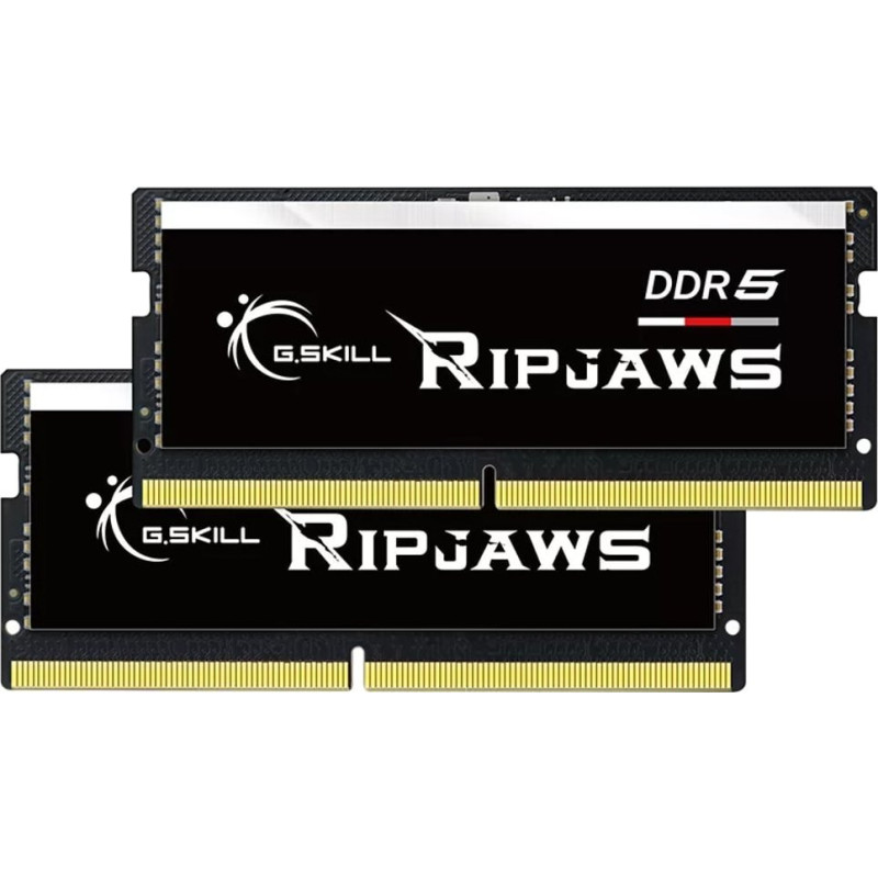 G.skill Pamięć do laptopa G.Skill Ripjaws, SODIMM, DDR5, 32 GB, 5600 MHz, CL46 (F5-5600S4645A16GX2-RS)