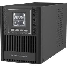Conceptronic UPS Conceptronic ZEUS52ES1K zasilacz UPS Podw&oacute;jnej konwersji (online) 1 kVA 900 W 3 x gniazdo sieciowe