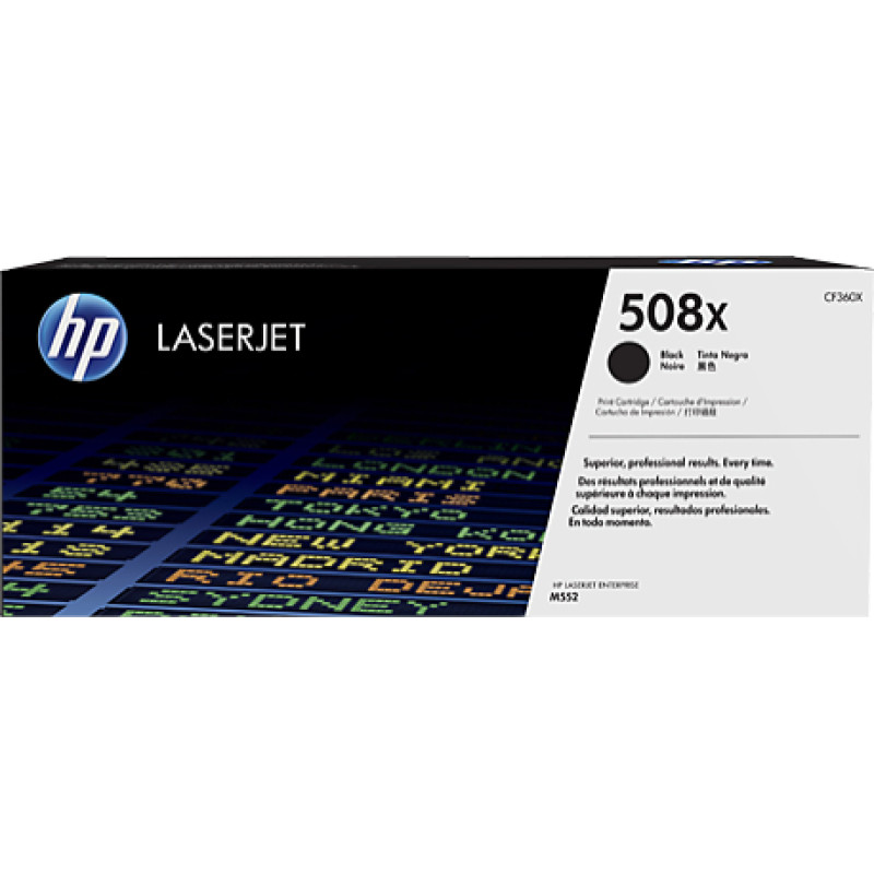HP Toner HP 508X Black Original (CF360X)