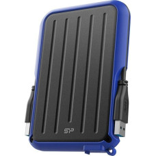 Silicon Power Dysk zewnętrzny HDD Silicon Power Armor A66 5TB czarny-niebieski (SP050TBPHD66LS3B)