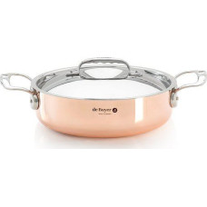 De Buyer Patelnia De Buyer Prima Matera Saucepot copper/steel low 20cm induction