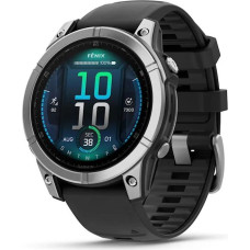 Garmin Fenix E 3.3 cm (1.3") AMOLED 47 mm Digital 416 × 416 pixels Touchscreen Stainless steel Wi-Fi GPS (satellite)