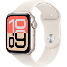 Apple Smartwatch Apple Watch SE 3 GPS + Cellular 44mm Starlight Alu Sport S/M Beżowy  (MEPE4ZR/A)