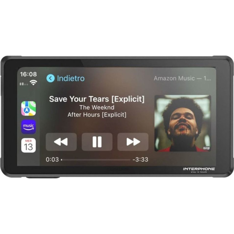 Interphone SYNC55 SMART DISPLAY (CAR PLAY/ANDROID AUTO) Black