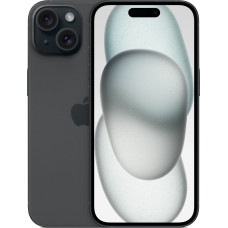 Apple Smartfon Apple iPhone 15 256GB Black (MTP63)