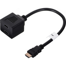 Lanberg AD-0019-BK video splitter HDMI 2x HDMI