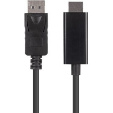 Lanberg CA-DPHD-11CC-0010-BK cable gender changer DisplayPort HDMI Black