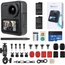 Kandao Kamera kandao Kandao QooCam 3 360&deg; Action Camera - Motorcycle Combo