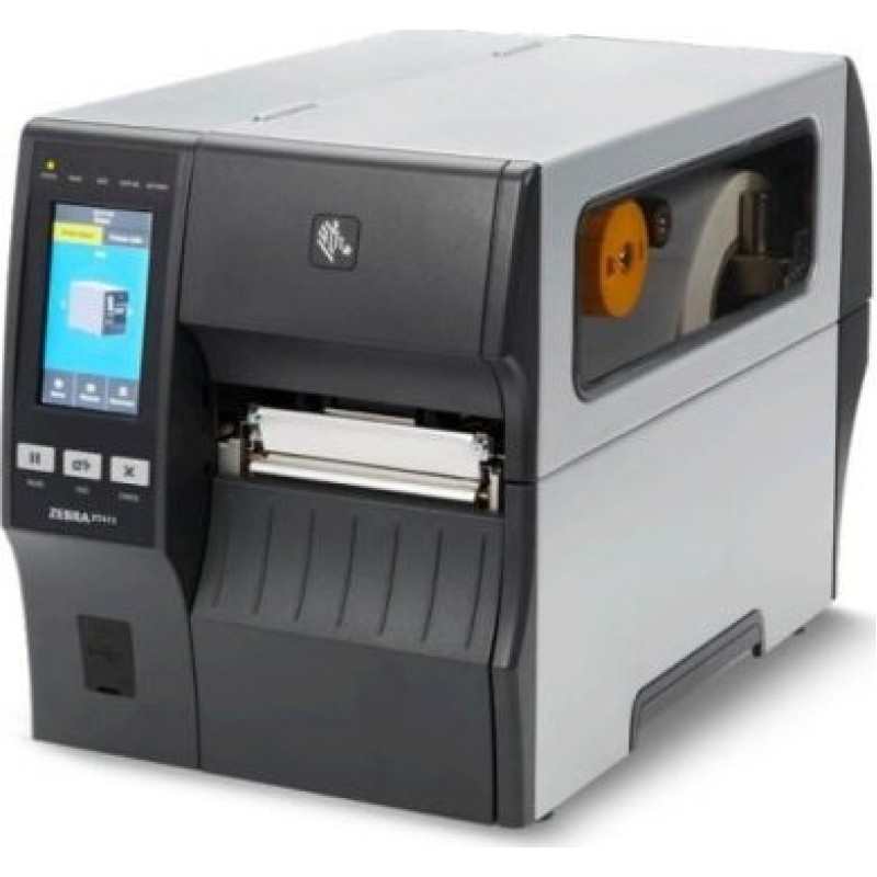 Zebra Drukarka etykiet Zebra TT Printer ZT411, 4'', 203 dpi, Euro and UK cord, Serial, USB, 10/100 Ethernet, Bluetooth 4.1/MFi, USB Host, Peel w/ Liner Take-Up, EZPL