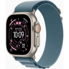 Apple Smartwatch Apple Watch Ultra 3 GPS + Cellular 49mm Titanium / Alpine Loop L Niebieski (MEWP4QF/A)