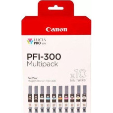 Canon Tusz Canon Kartridż PFI-300 Zestaw wielokolorowy 10 szt. (4192C008)