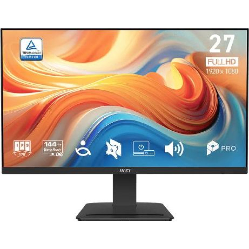 MSI Monitor 27 inch PRO MP273 E14A LED/FHD/FLAT/144Hz/black