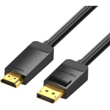 Vention DisplayPort 1.2 to HDMI 1.4 Cable Vention HAGBI 3m, 4K 30Hz (Black)