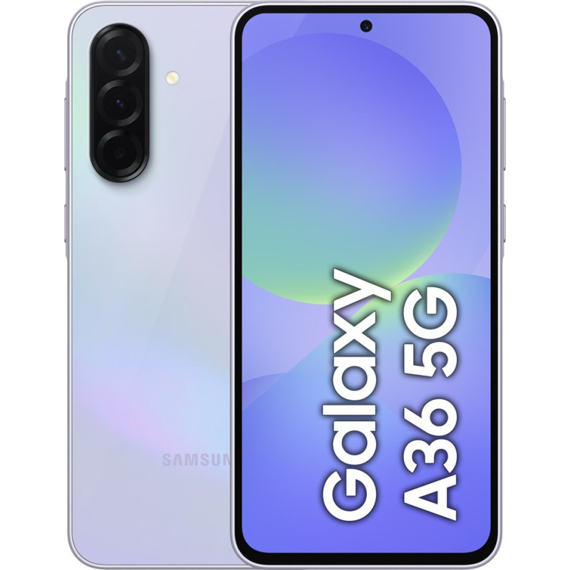 Samsung Galaxy A36 17 cm (6.7") Dual SIM Android 15 5G USB Type-C 8 GB 256 GB 5000 mAh Lavender