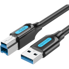Vention USB 3.0 A to B print cable Vention COOBF 2A 1m Black PVC