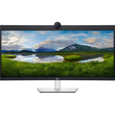 Dell Monitor p3424web 34 cale ips zakrzywiony wqhd (3440x1440)/21:9/hdmi/dp/usb-c/rj-45/kamera/głośniki/mikrofon/3y