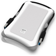 Silicon Power Dysk zewnętrzny hdd silicon power armor a30 (2tb; 2.5"; usb 3.2; 5400 obr/min; white; sp020tbphda30s3w)