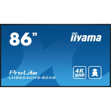 Iiyama Monitor 86 cali lh8664uhs-b2ag,24/7,ips,android.11,4k,3xhdmi,rj45,    2xusb,wifi