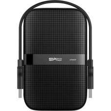 Silicon Power Dysk zewnętrzny hdd silicon power armor a60 (5tb; 2.5"; usb 3.2; 5400 obr/min; black; sp050tbphda60s3a)